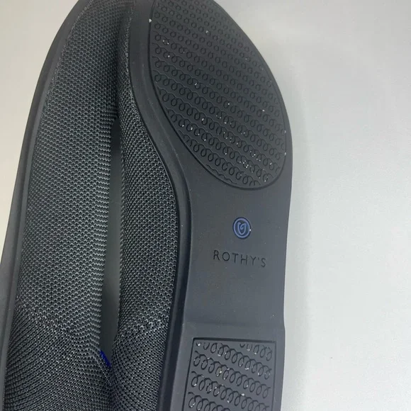 Rothy's Charcoal Black Slip-Ons womens size 9 - Picture 8 of 12